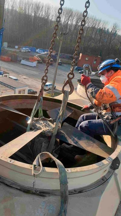 Montage d'un moteur ABB