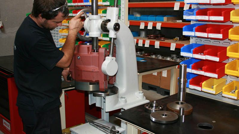 Montage d'un réducteur Simogear de Siemens