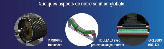 Solutions pour convoyeurs à bande
