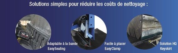 D'autres solutions pour optimiser le nettoyage de vos convoyeurs