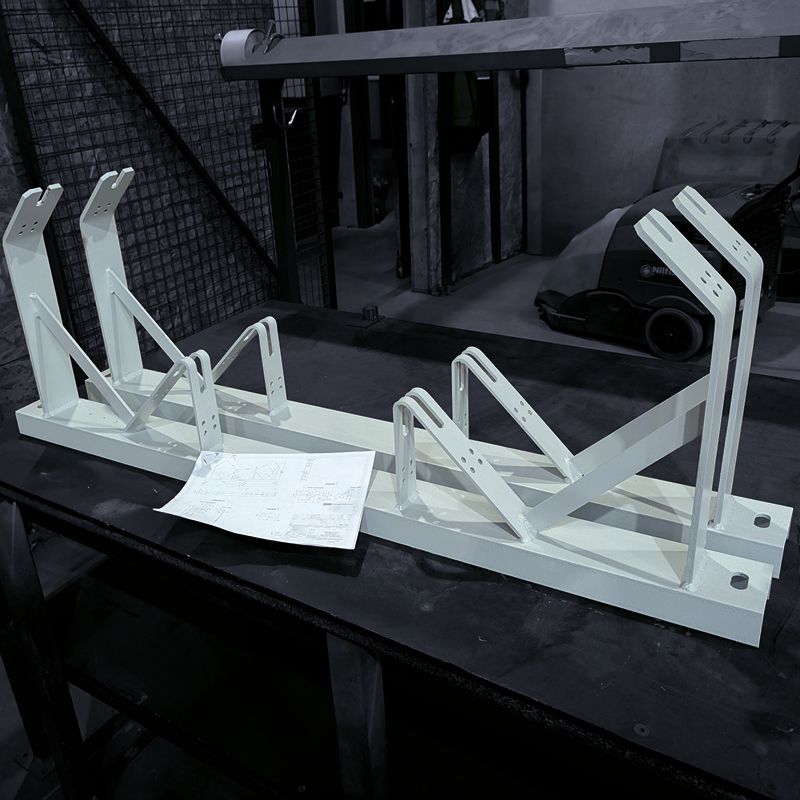 nouveau support à rouleaux fabriqué dans nos ateliers de Fleurus