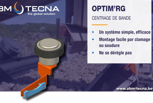 Optim'RG, centrage de bande : système simple, montage par clamage ou soudure, ne se dérègle pas