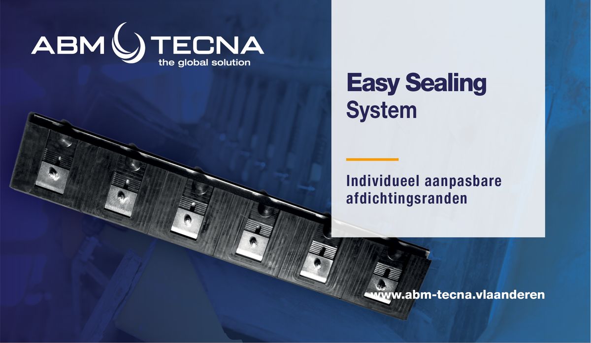Easy Sealing System: individueel aanpasbare afdichtingsranden, modulaire afdichtingsstrip met bevestigingsplaten