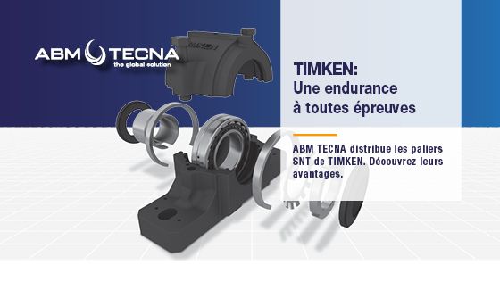 Palier à semelle SNT de Timken éclaté : « Une endurance à toutes épreuves », ABM TECNA distribue les paliers SNT