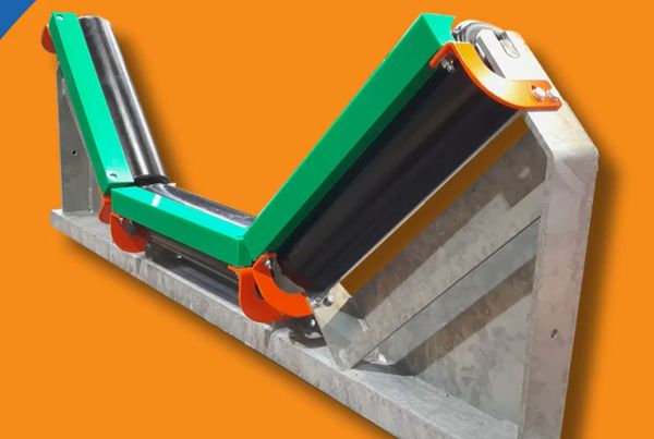 Batterie de rouleaux galvanisée renforcée, avec protections d'angle rentrant Optim'Protec-RS