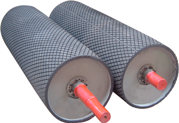tambour avec revêtement caoutchouc