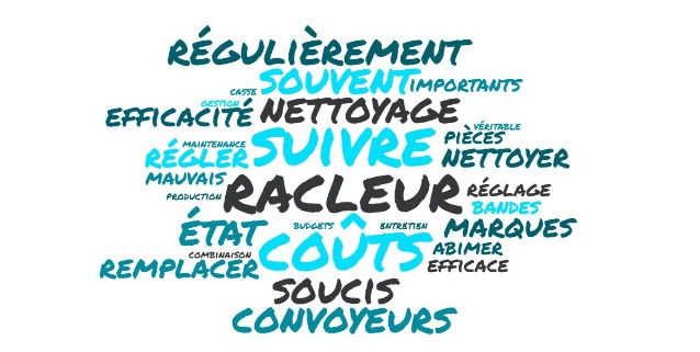 Les mots liés au raclage