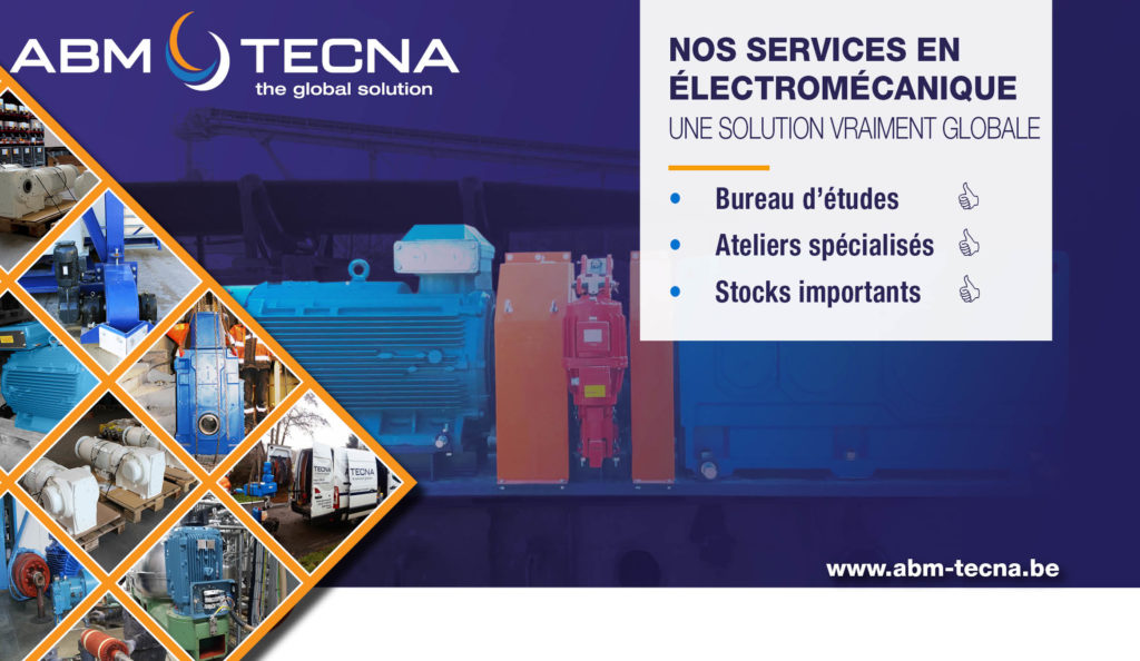 Nos services en éléctromécanique, une solution vraiment globale.