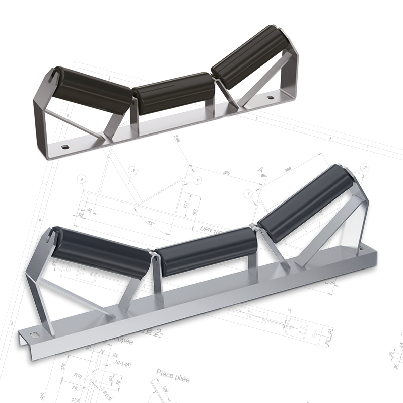 support pour rouleaux en-express